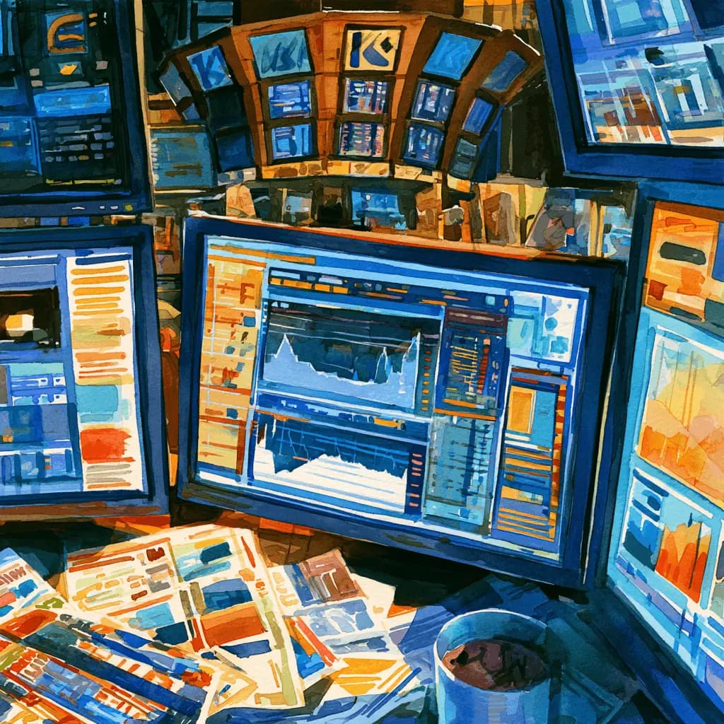 Coffee market charts and analysis screens