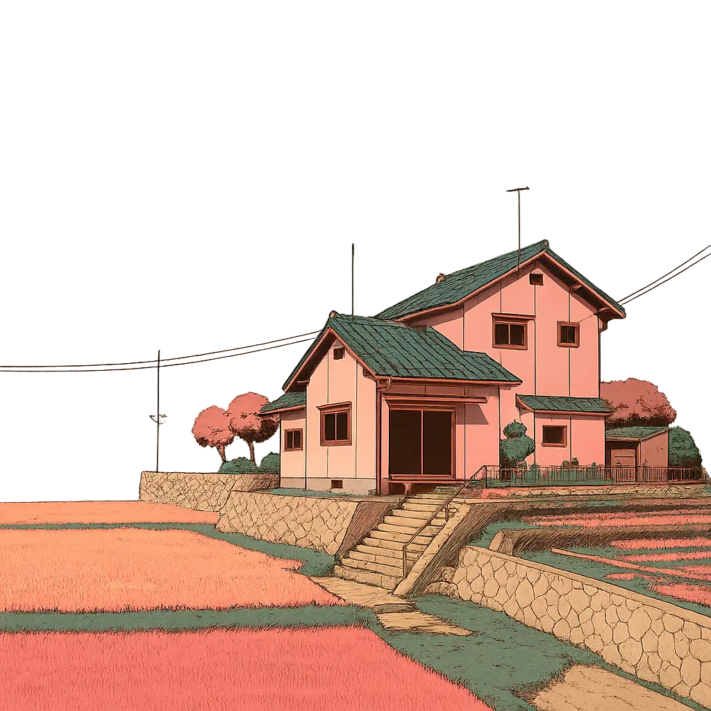 Land & Crop Illustration